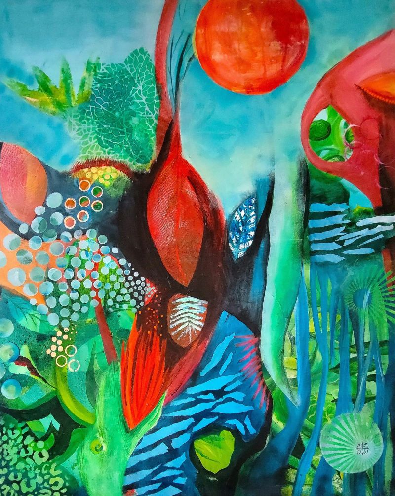 Tropische Gärung /Tropical Fermentation - a Paintings by LilAntje